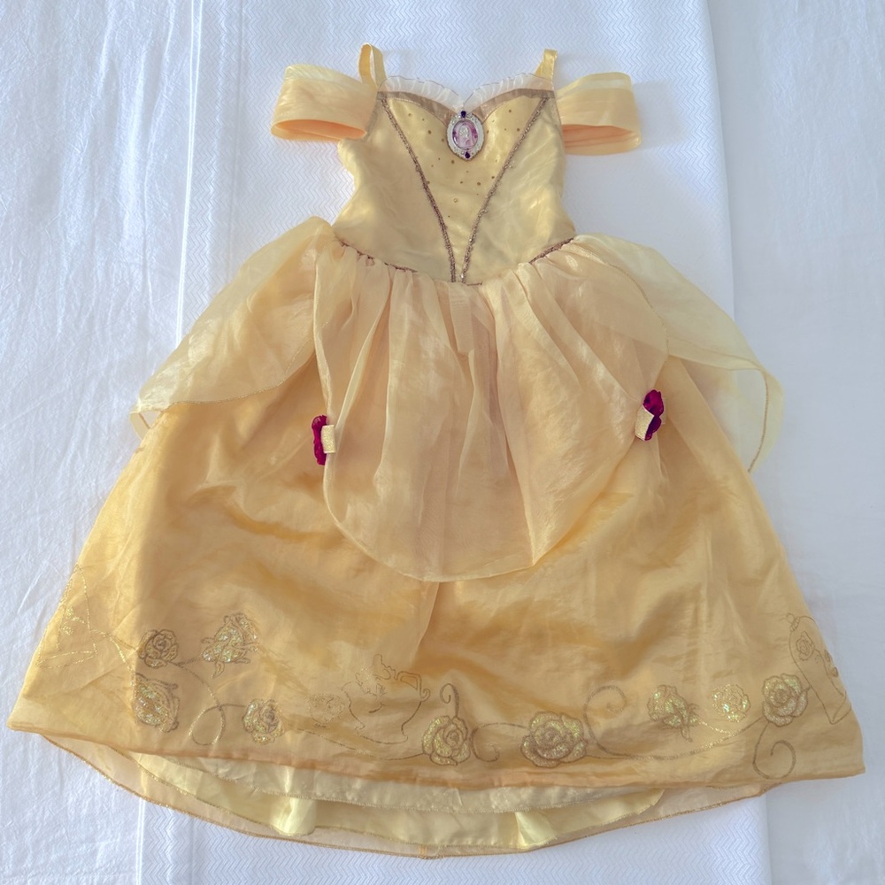 Disney Princess Belle Gown size 5/6 Girls